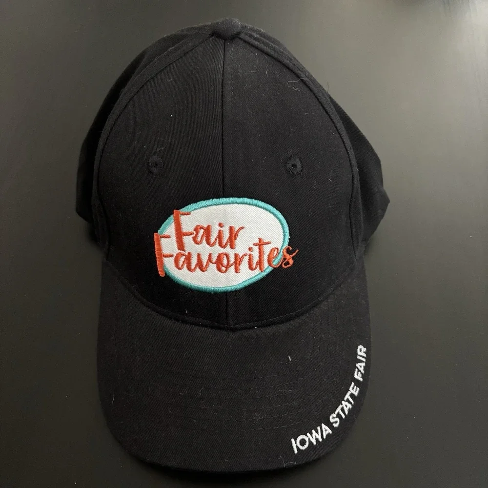 2019 Iowa State Fair Fair Favorites Hat Black OSFM‎ Strapback